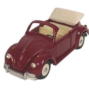 Dinky Toys Volkswagon Beetle DeLuxe VW Diecast (Hood Has Wear) Vintage England